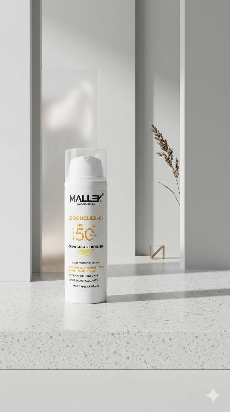 Le Bouclier-C : Ecran solaire invisible SPF50+